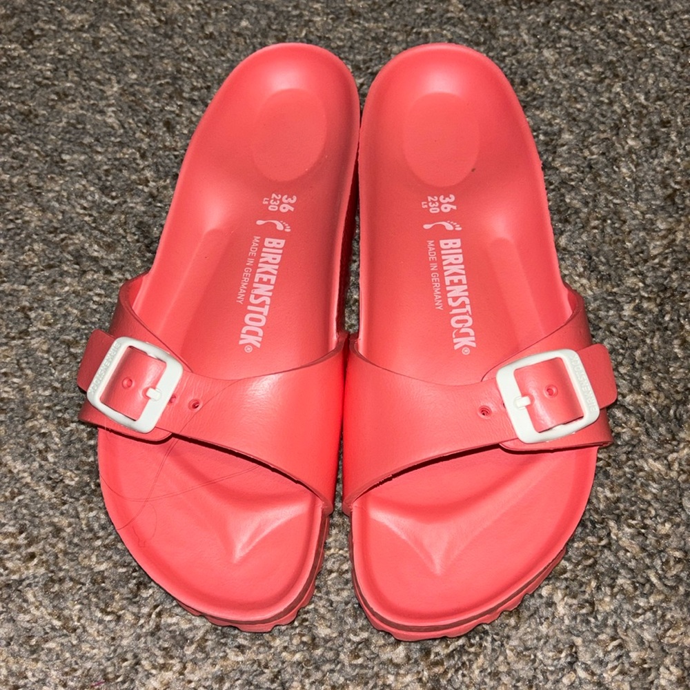Birkenstocks Madrid Essentials sandals 36 Peach color